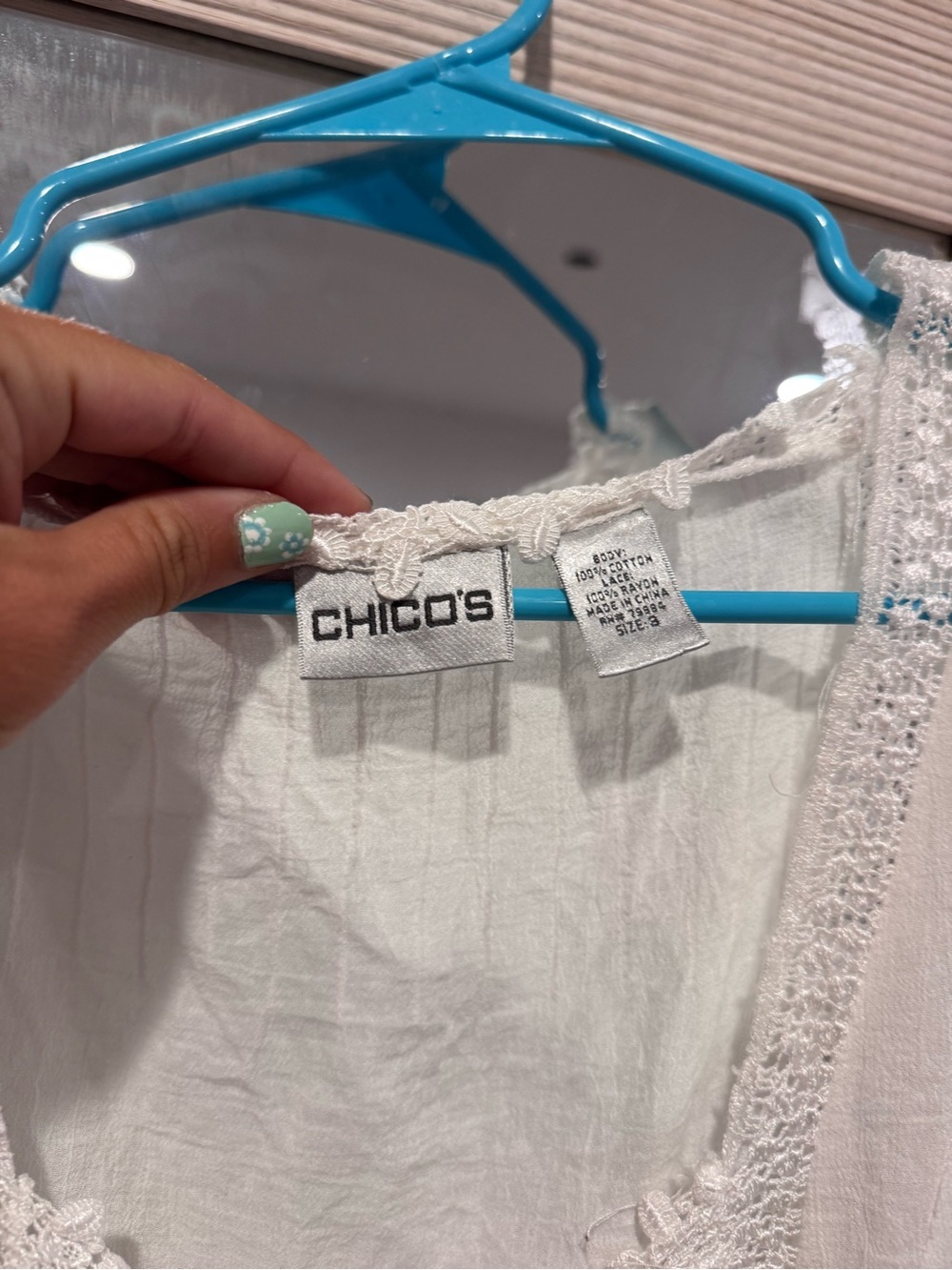 Chico's 100% Cotton Dress - Picture 2 of 4